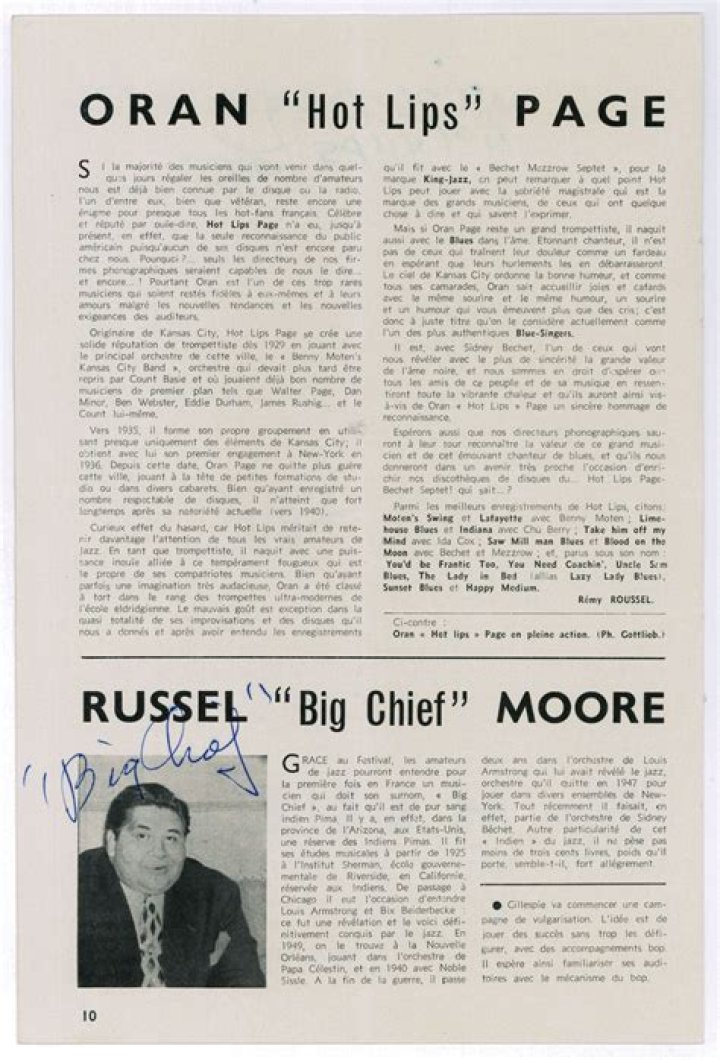 Big Chief Russell Moore