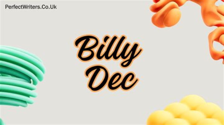 Billy Dec Net Worth