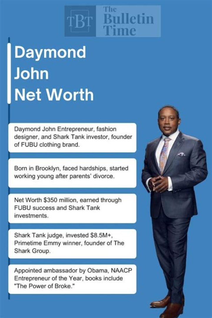 Daymond John net worth, age, height, wife, girlfriend, kids, biography, wiki