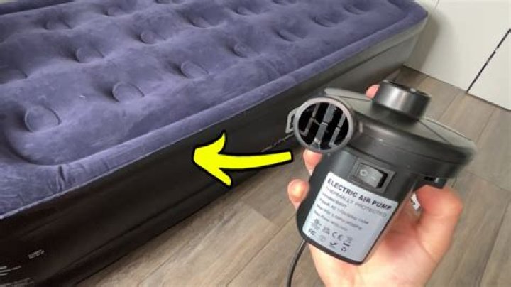 How do you fill up an intex air mattress