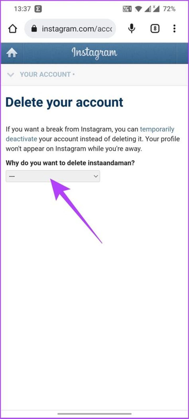 How To Delete Professional And Business Account On Instagram?
