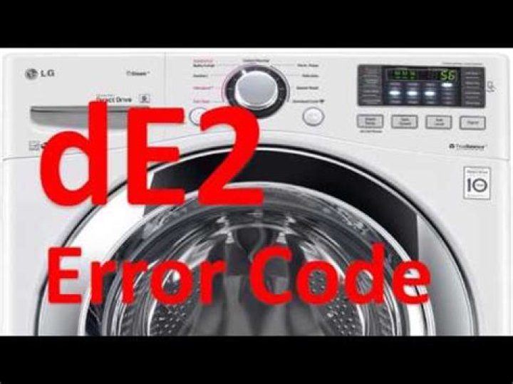 How to Fix LG Washer DE2 Error Code? - SarkariResult
