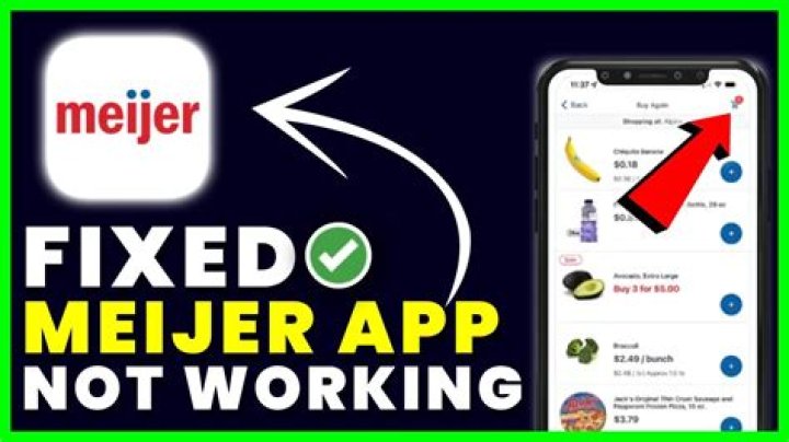 How to Fix Meijer App Not Working? - SarkariResult
