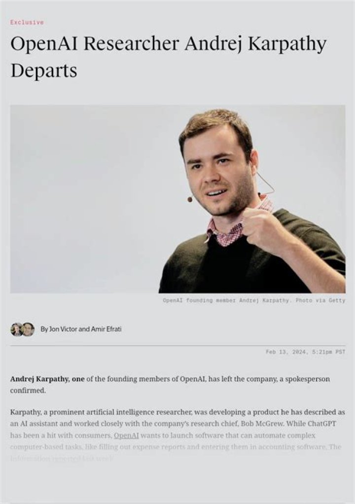 Is Andrej Karpathy Leaving Openai Again? Why is He Leaving Openai Again? Who is Andrej Karpathy? - SarkariResult