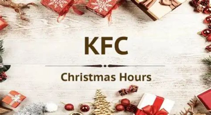 Is KFC Open On Christmas - SarkariResult