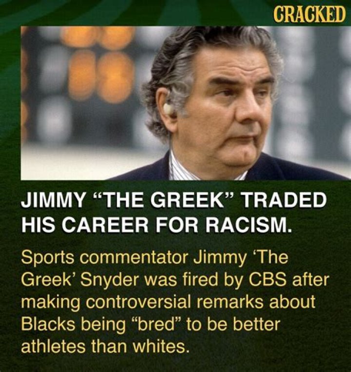 Jimmy ‘The Greek’ Snyder Net Worth