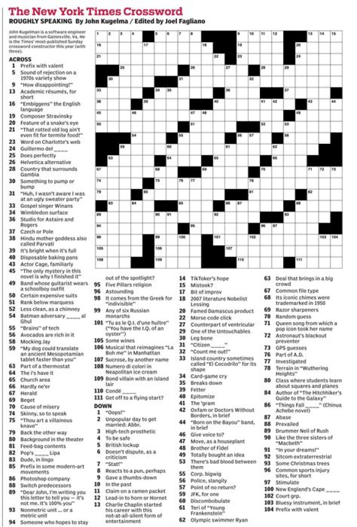 NYT Crossword Archives - SarkariResultSarkariResult