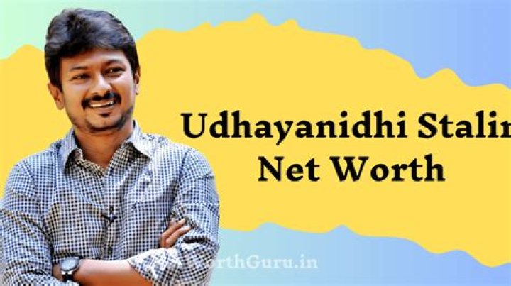 Udhayanidhi Stalin Net Worth
