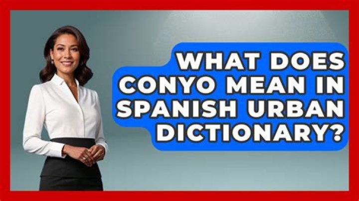 What does conyo mean