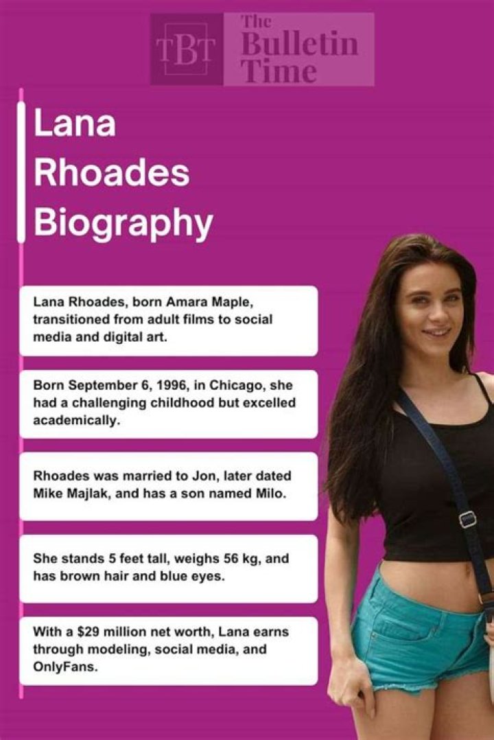 Who is Lana Rhoades: Biography, Wiki, Net Worth, Salary, Height, Weight, Age, Measurements, Boyfriend, Facts